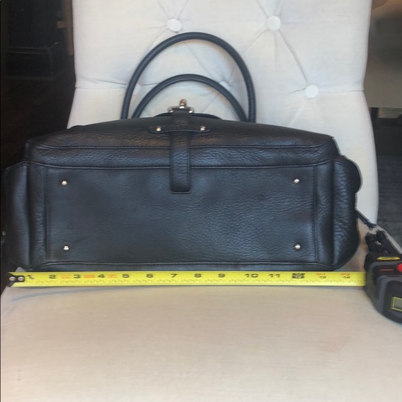 Cole Haan black pebbled leather hobo shoulder bag - Picture 7 of 8